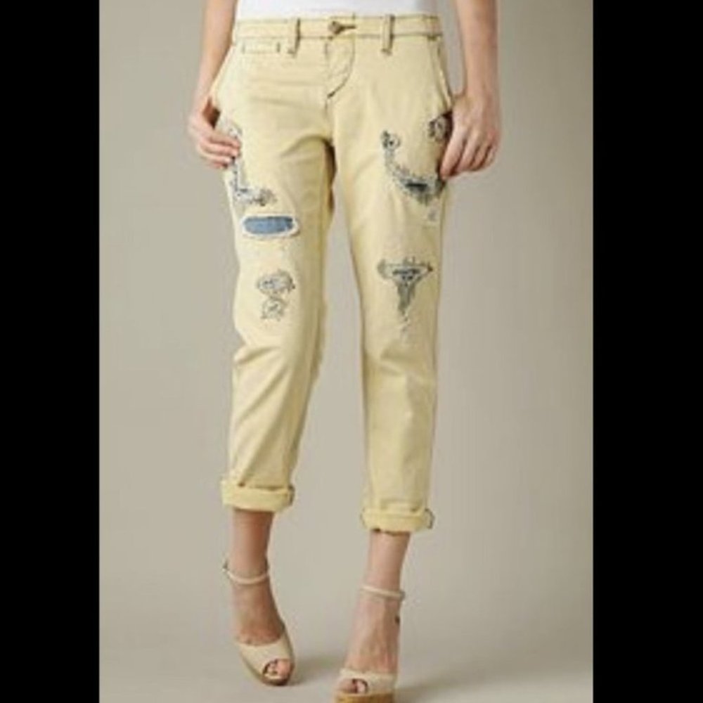 True Religion Jordan Destroyed Boyfriend Fit Pants - Picture 1 of 16